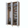Hanah Home Soporte de Entrada EA161 - 4668 Nogal y Blanco